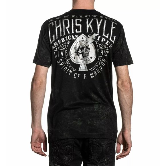 AFFLICTION Men's T-Shirt S/S CK CADRE Premium - Picture 7 of 9